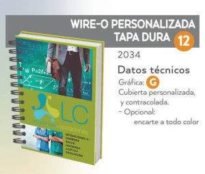 73-WIRE-O PERSONALIZADA TAPA 12 D