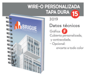 74-WIRE-O PERSONALIZADA TAPA 15 D